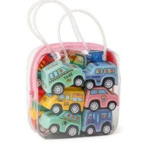 6pcs Mini Pull-Back Car Toy Set for Kids – Colorful Diecast Vehicles, Fun Racing Toy Gift