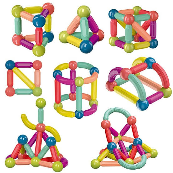 Magnetic Bar Building Blocks for Kids – STEM Educational Construction Toy Set - Image 3